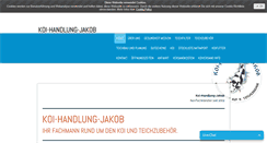 Desktop Screenshot of koi-handlung-jakob.de