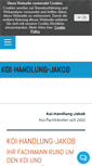 Mobile Screenshot of koi-handlung-jakob.de