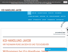 Tablet Screenshot of koi-handlung-jakob.de